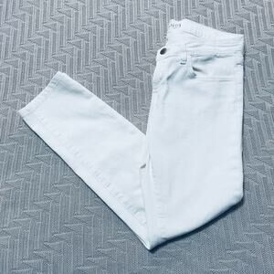 J Brand white skinny jeans